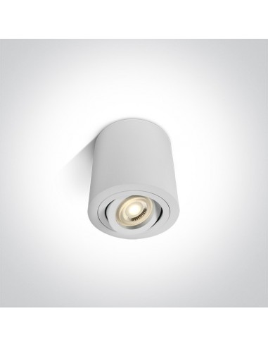 Tuba regulowana 1 punktowa Krokos GU10 biała 9,5cm 12105AB/W - OneLight