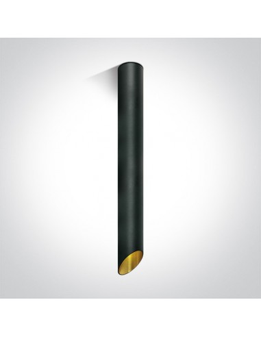 Tuba ścięta Lutraki 50cm czarno-złota nowoczesna 12105E3/B/GL - OneLight