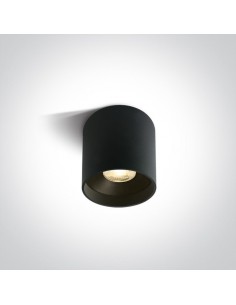 Tuba 1 punktowa LED 8W Karas czarna 7cm 12108C/B/W - OneLight