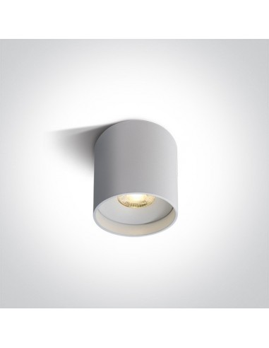 Tuba biała 1 punktowa LED 8W Karas 7cm 12108C/W/W - OneLight