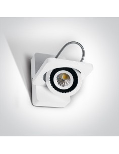 Kinkiet regulowany LED 7W Stroggilo biały nowoczesny 65107/W/W - OneLight