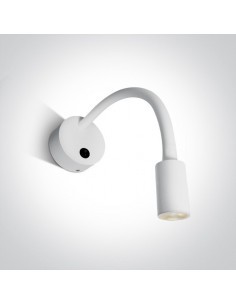 Kinkiet regulowany LED 3W Stamna biały z włącznikiem 65738A/W/W - OneLight