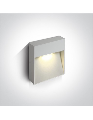 Oprawa elewacyjna LED 9W Skliri 2 biała IP54 67360A/W/W - OneLight