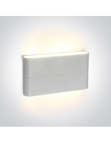 Kinkiet elewacyjny LED Koutsi 2 punktowy IP54 biały 67376A/W/W - OneLight