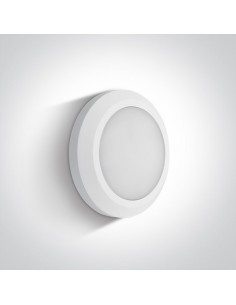 Oprawa elewacyjna LED IP65 Karteri biała okrągła 67394B/W/W - OneLight