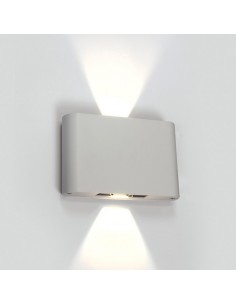 Kinkiet elewacyjny LED Amigdalia 6W 2 punktowy biały IP54 67412/W/W - OneLight