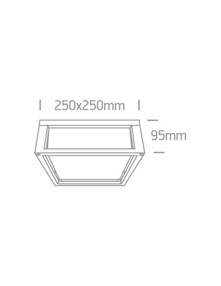 Lampa zewnętrzna sufitowa Psofida S IP54 antracyt 67420B/AN - OneLight - 2
