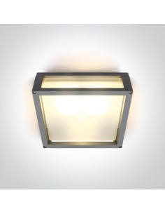 Lampa ogrodowa sufitowa Psofida S szara IP54 67420B/G - OneLight
