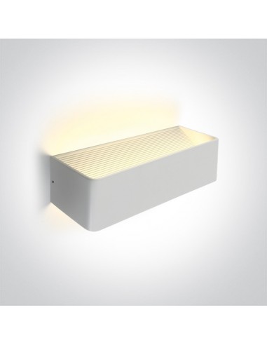 Kinkiet LED nowoczesny Geraki 3 biały 12W 67466C/W/W - OneLight