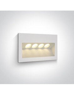 Oprawa eleawcyjna LED Raftis 4W IP65 biała 4 punktowa 68048/W/W - OneLight