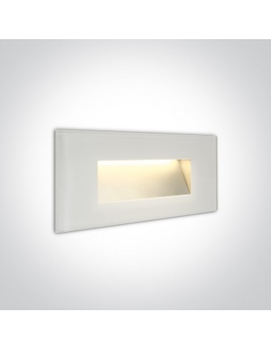 Oprawa elewacyjna LED Levidi 2 5W IP65 biała 68076A/W/W - OneLight