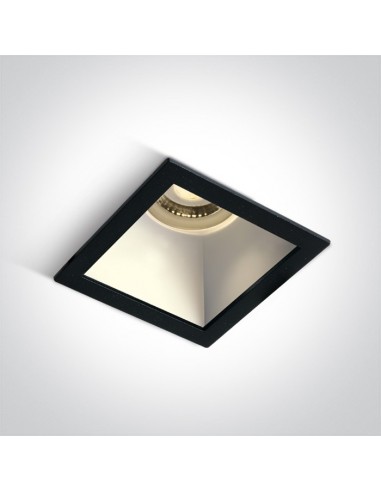 Oprawa podtynkowa kwadratowa Adamas czarno biała 50105M/B/W - OneLight