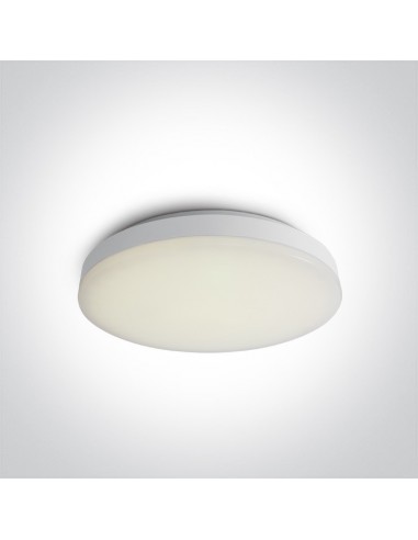 Plafon LED biały okrągły Makrino 20W nowoczesny 28cm 62022AM/W/W - OneLight