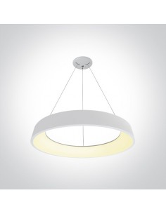 Lampa wisząca LED Pteri ring circle biały zwis okrągły 62142NB/W/W - OneLight
