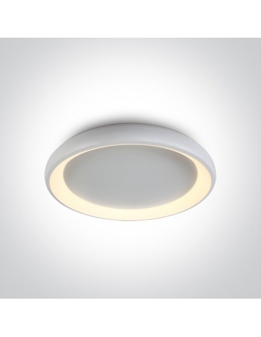 Plafon LED Aidoni 61cm biały okrągły nowoczesny 62144N/W/W - OneLight