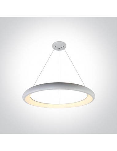 Lampa wisząca LED ring biały Kedros circle zwis okrągły 62144NB/W/W - OneLight