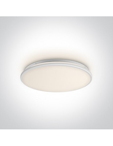 Plafon LED biały 38cm Aidonia okrągły nowoczesny 62154/W/W - OneLight