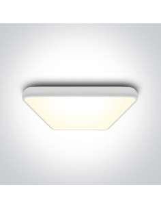 Plafon LED biały kwadratowy Pefkos duży 62W 62160A/W/W - OneLight