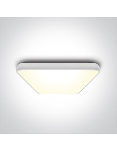 Plafon LED biały kwadratowy Pefkos duży 62W 62160A/W/W - OneLight