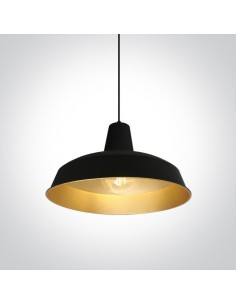 Lampa wisząca Kriselia czarny mosiądz zwis 63020/B/BS - OneLight