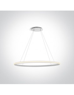 Lampa wisząca LED ring Charma biały zwis circle 63046/W - OneLight