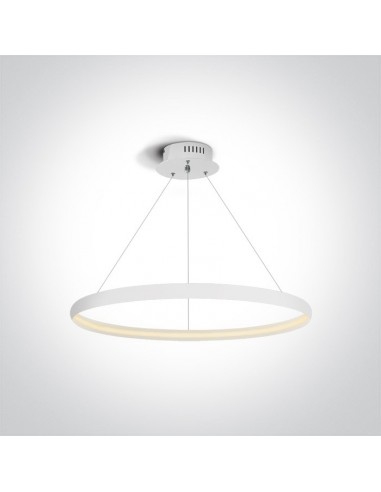 Lampa wisząca ring LED 60cm biały zwis Dolcedo circle 63048/W - OneLight
