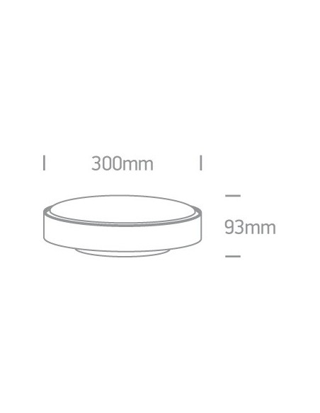 Plafon zewnętrzny biały Rafti IP65 okrągły 67280EA/W - OneLight - 2