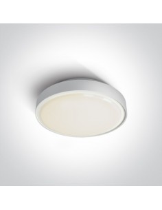 Plafon LED Poka 16W biały IP65 okrągły 3000K 67280N/W/W - OneLight