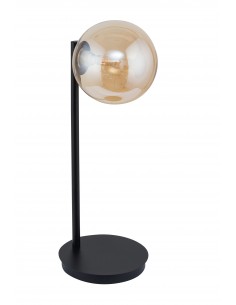 Lampka nowoczesna bursztynowa szklany klosz Roma 50222 - Sigma