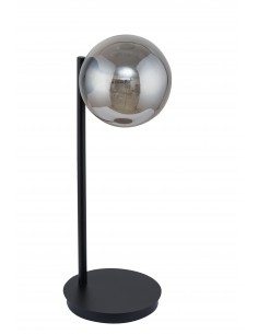 Lampka nowoczesna szklana kula Roma szara 50221 - Sigma