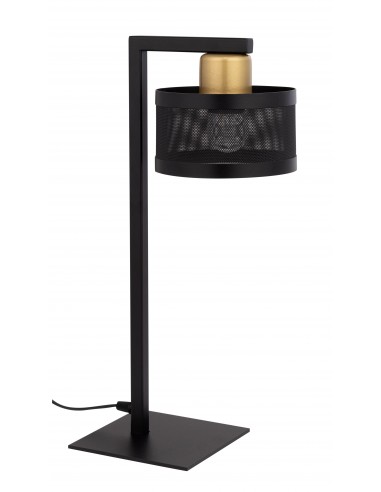 Lampka czarno złota Off nowoczesna metalowa 50233 - Sigma