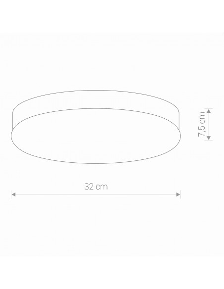 Plafon łazienkowy Kasai 2 punktowy 32cm chrom 9490 - Nowodvorski - 3