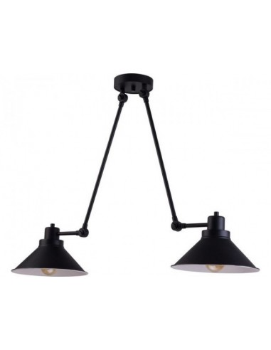Lampa sufitowa loftowa Techno regulowana czarna 9143 - Nowodvorski