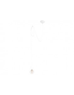 Lampa wisząca biała Spider 1 punktowy pająk zwis 9745 - Nowodvorski