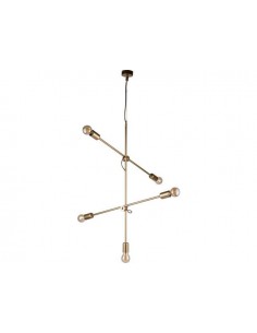Lampa wisząca loftowa złota Sticks 5 punktowa 9076 - Nowodvorski