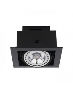 Oprawa podtynkowa ramkowa Downlight ES111 czarna 9571 - Nowodvorski