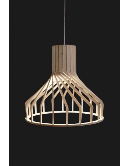 Lampa wisząca drewniana Bio 6333 zwis GU10 sklejka eko - Nowodvorski