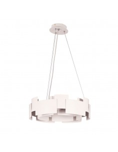 Lampa wisząca LED Torino ML6140 biała nowoczesna 24W - Milagro