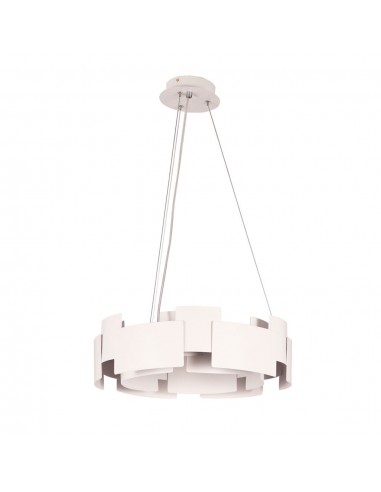Lampa wisząca LED Torino ML6140 biała nowoczesna 24W - Milagro
