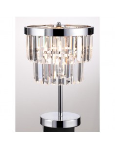 Lampka stołowa kryształowa Vetro LP-2910/1T - Light Prestige