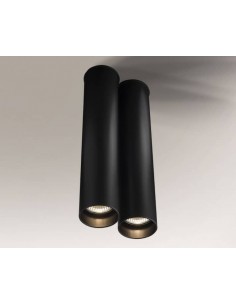 Arida tuba natynkowa 30cm GU10 czarna 1114 - Shilo