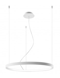 Rio lampa wisząca LED ring 80 biała circle TH.102 - Thoro