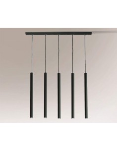 Yabu lampa wisząca czarna minimalistyczna 5528 - Shilo