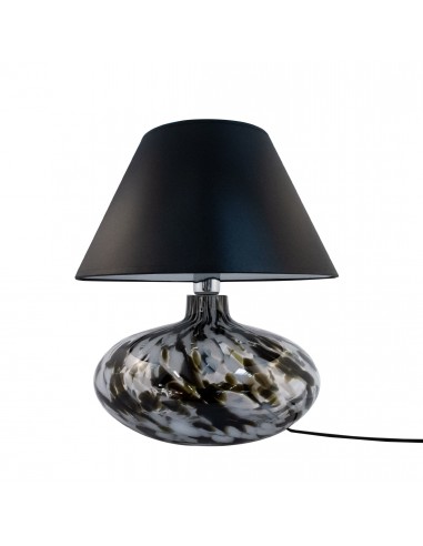 Adana lampka stołowa z abażurem KREZLE czarna 5525BK - Zuma Line