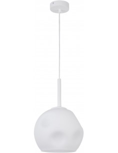 Como lampa wisząca biała szklany klosz 31994 - Sigma