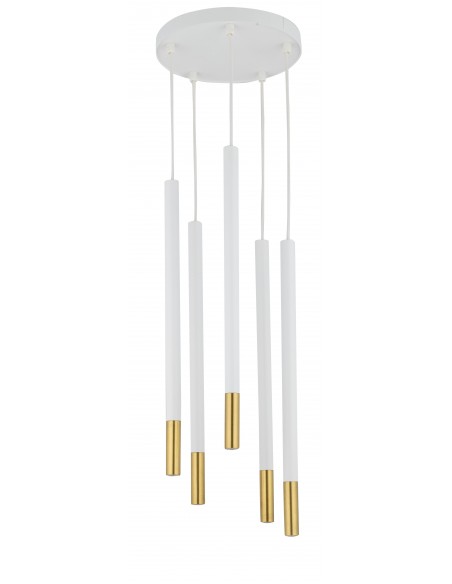 Sopel due biało złota lampa wisząca 33238 - Sigma