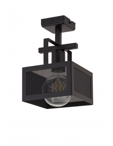 Albert lampa sufitowa 1 punktowa czarna metalowa 32178 - Sigma