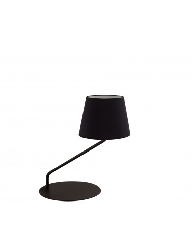 Lizbona lampka stołowa czarny abażur 50225 - Sigma