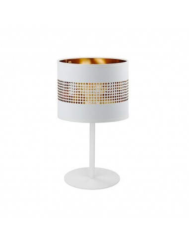 Tago lampka stojąca 1 punktowa biało złota 5056 - TK Lighting