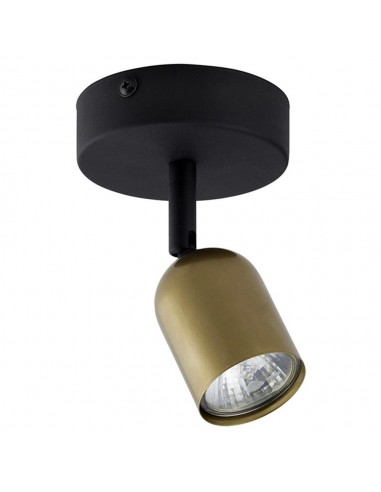 Top lampa sufitowa 1 punktowa czarno złota 3301 - TK Lighting